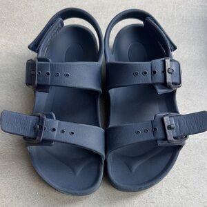 Navy eva footbed Strap Sandals
